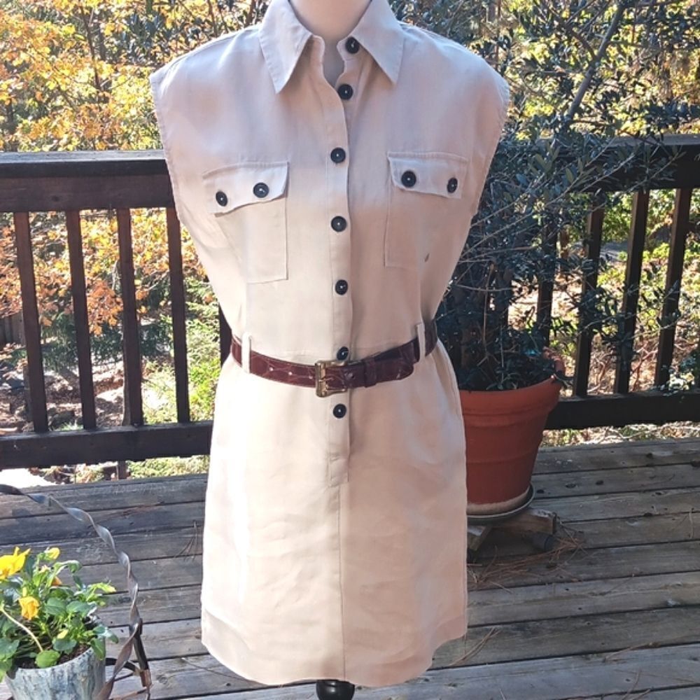 MNG Linen Dress
